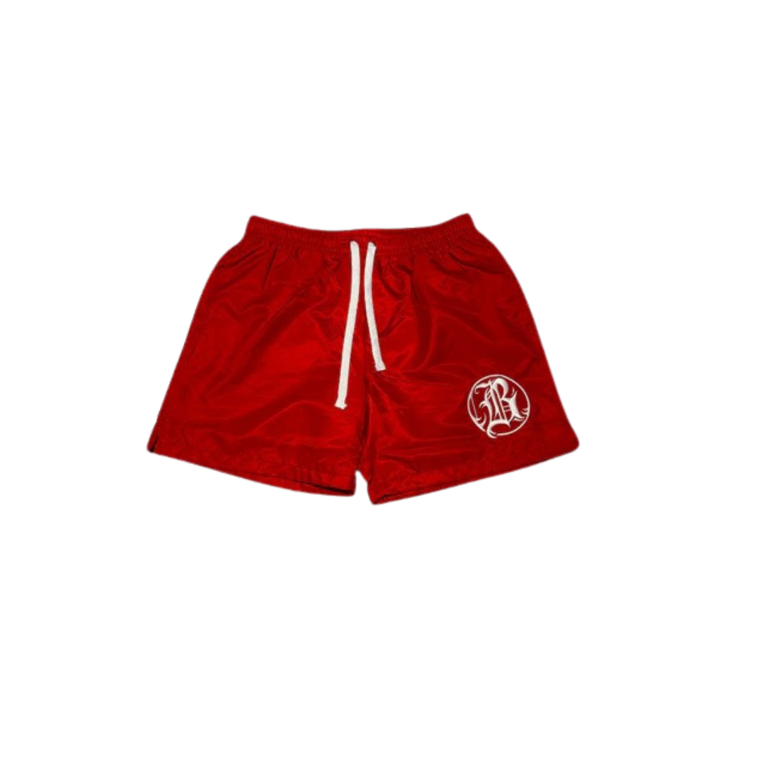 Backend Daily Nylon Shorts Red