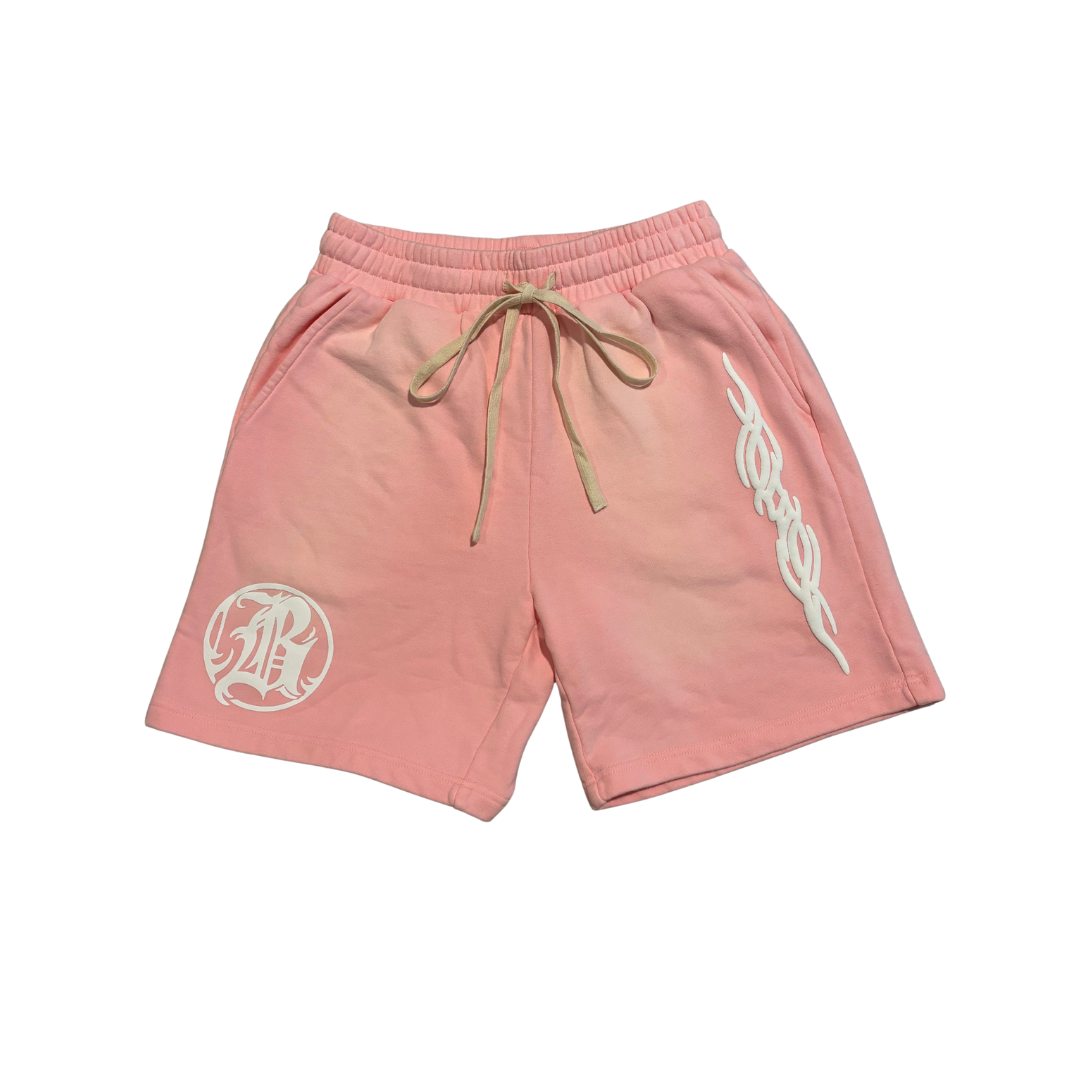 Backend Washed Shorts Pink