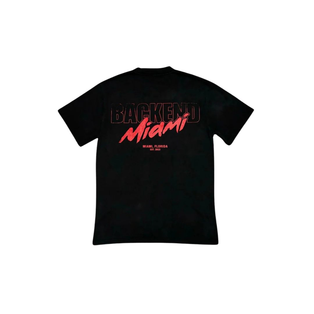 Backend Logo Tee Bred