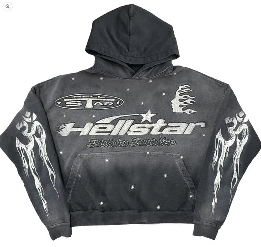 Hellstar Black Racer Hoodie